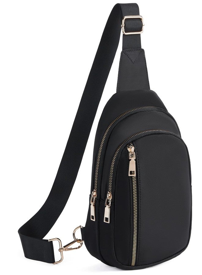 CHOLISS Large Sling Bag for Women and Men, Anti Theft Crossbody Bags with Extended Strap, Nylon Travel Crossbody Fanny Packs - Image 1